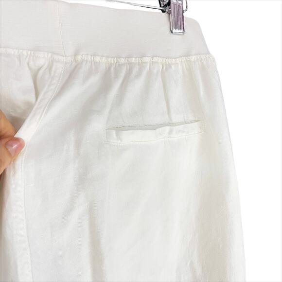 FAHERTY Arlie Day Pant Lightweight Comfortable Joggers in White Size L - Picture 7 of 9